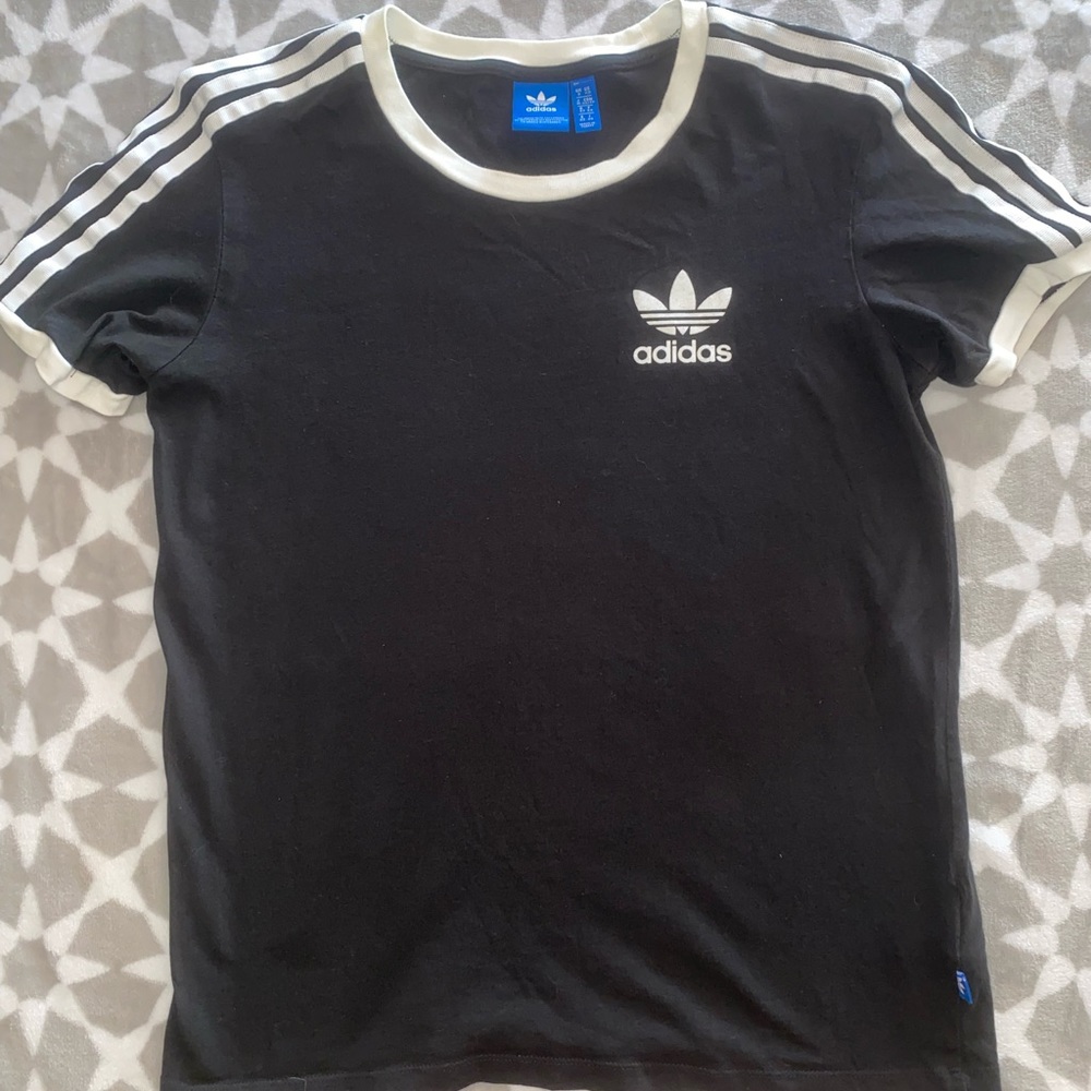 Adidas black tee